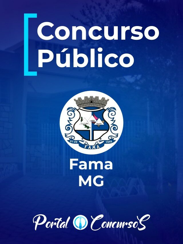 Prefeitura de Fama MG abre concurso público com 25 vagas e salários de até R$ 5,5 mil